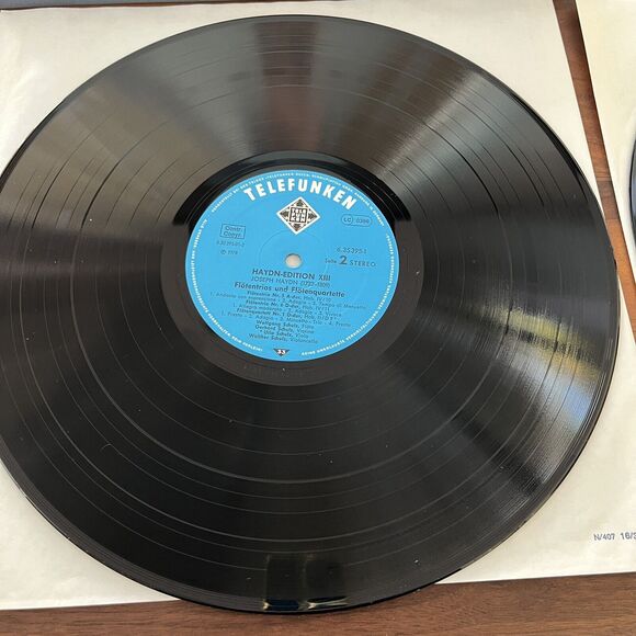 Haydn Edition XIII 6 Flötentrios Op. 100 6 Flötenquartette Op 5 2xLP Telefunken - Picture 5 of 9